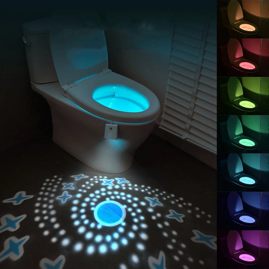 Toilet - Motion Sensor Night Light! Changes 7 Colors!
